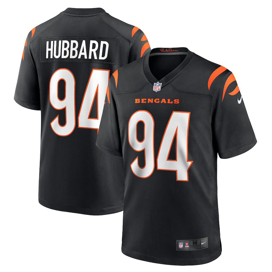 Men Cincinnati Bengals #94 Sam Hubbard Nike Black Game NFL Jersey